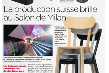 La production Suisse brille au Salon de Milan